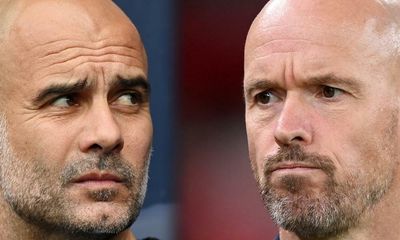 Erik ten Hag and Pep Guardiola have taken very different roads to Manchester derby