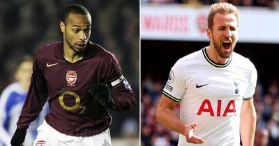 Harry Kane breaks another Thierry Henry record despite Tottenham's defeat at Arsenal
