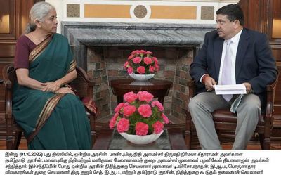 Thiaga Rajan meets Union Finance Minister, discusses Madurai GST meet and Metro funding