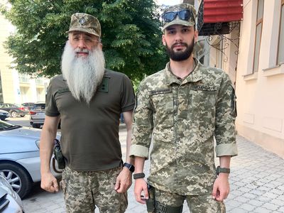 Jewish Ukrainian father and son soldiers mark holy days under cloud of Russia's war