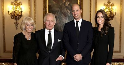 Royal Family's new portrait features smiling Charles, William, Camilla and Kate