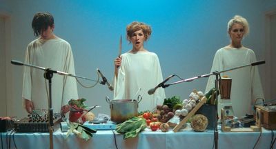 Flux Gourmet review – Peter Strickland’s deliciously bonkers tale of art, desire and gut pain