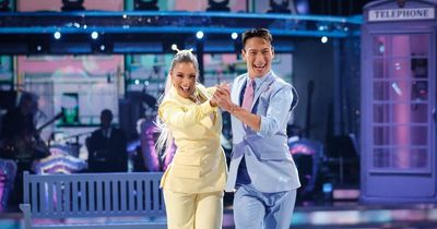 BBC Strictly Come Dancing star Carlos Gu's intimate Claudia Winkleman moment