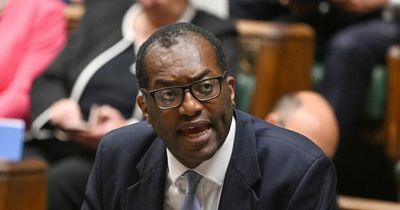 Tory chair admits he and Kwasi Kwarteng went to Budget day hedge funders' champagne bash