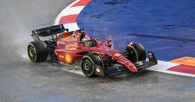 Singapore Grand Prix delayed as torrential rain hits circuit flooding pit lane