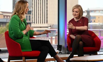 BBC apologises after technical glitches mar Liz Truss interview