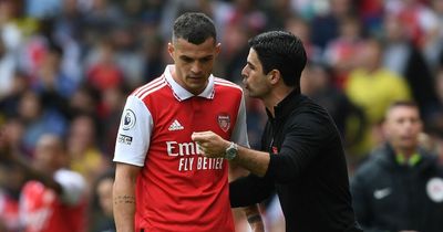 Granit Xhaka proves Mikel Arteta right after Unai Emery stripped him of the captaincy