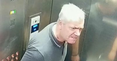 Man 'aggressive towards woman with cerebral palsy' in Covid row in lift captured on CCTV