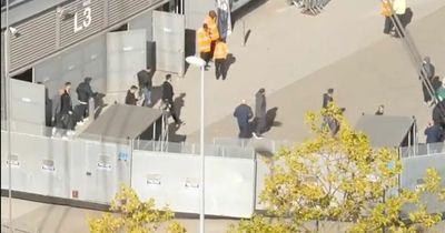 Man Utd fans leave the Etihad in droves as Man City hammering sparks exodus