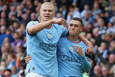 Man City 6-3 Man United: Erling Haaland and Phil Foden score hat-tricks in historic derby demolition