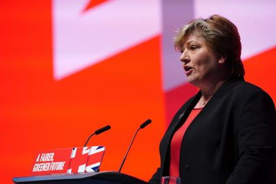 Thornberry apologises after busting herself for speeding