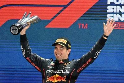 F1: Sergio Perez wins hectic Singapore Grand Prix as Max Verstappen misses first chance to seal title