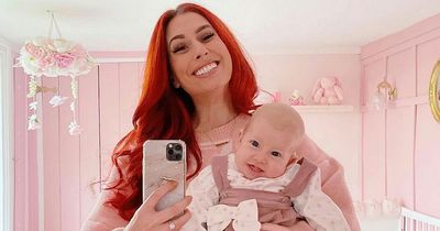 Stacey Solomon 'proud' as she shows off cake she made for Rose's first birthday