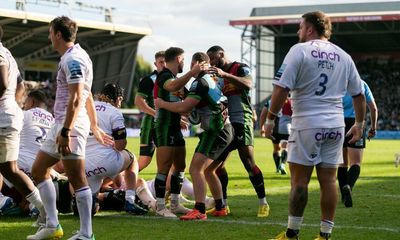 Musk double leads Harlequins to victory despite Northampton rally