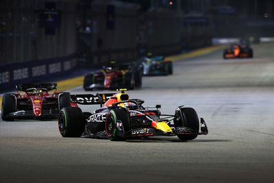 Leclerc "surprised" at how Perez surged clear in F1 Singapore GP closing stages