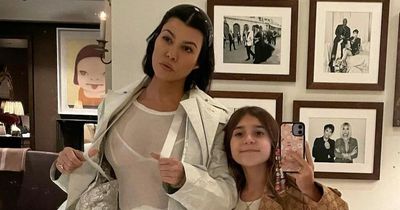 Kourtney Kardashian’s daughter Penelope, 10, wears bold makeup look for selfie with mum