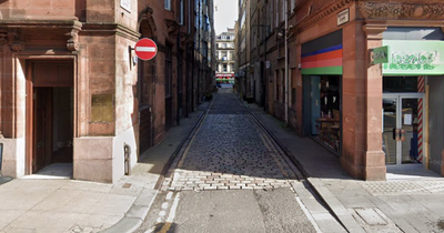 Glasgow city centre lane cordoned off by police after woman sexually assaulted