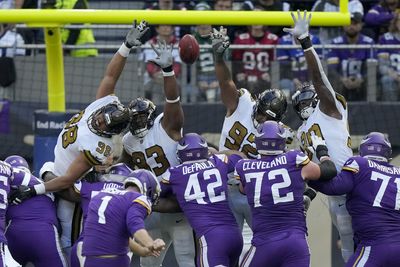 Saints’ clanging missed FG in loss to Vikings wasn’t even the worst bad beat from the game in London