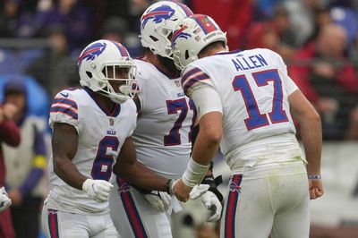 Josh Allen scores on run as Bills rally to tie Ravens