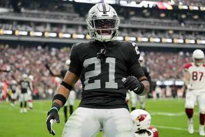 Watch: Raiders CB Amik Robertson fumble return for TD vs Broncos