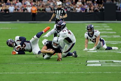 Broncos lose to Raiders 32-23, fall to 2-2