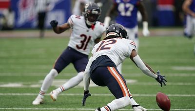 Bears rookie Velus Jones crushed by muffed punt late in game