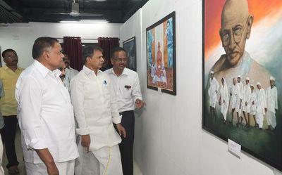 Celebrating the Mahatma through art