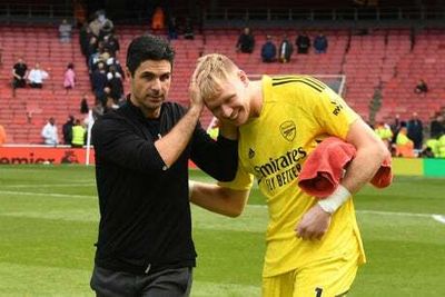 Aaron Ramsdale and Mikel Arteta explain title mindset as Arsenal sit top of table