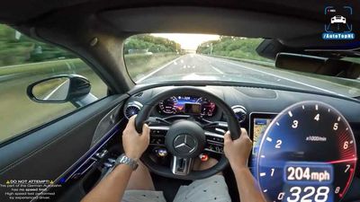 2023 Mercedes-AMG SL63 Hits 200 MPH On The Autobahn With Ease
