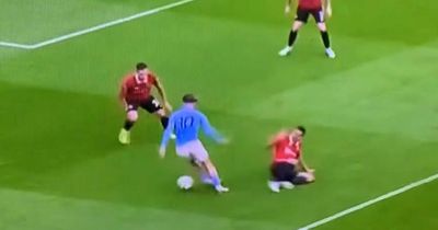 Jack Grealish celebrates "great day at the office" after sitting down Man Utd's Casemiro