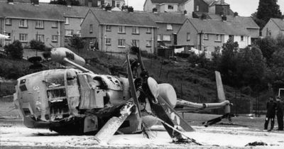 The day a helicopter crashed just yards from a Welsh primary school