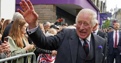 King Charles smiles in a kilt with Camilla in first joint trip since Queen's funeral