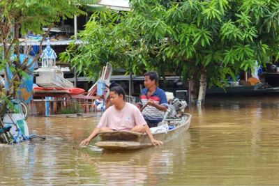 Nan River overflows to parts of Nakhon Sawan