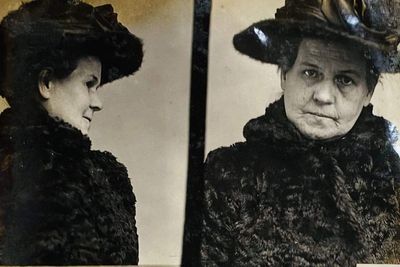 Police ledger with mugshot of woman convicted of 1917 PM murder plot to be sold