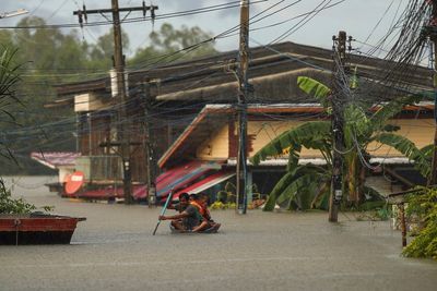 Heavy rain swells rivers, causing floods in much of Thailand