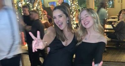 ITV Coronation Street star Elle Mulvaney look stunning as she celebrates 20th birthday with co-star 'besties'