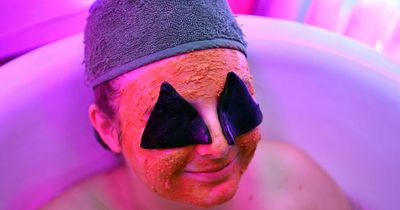 I tried the hidden Halloween spa where you bathe in 'blood', drink a spooky mocktail and are turned into a pumpkin