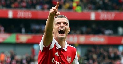 Granit Xhaka's new nickname as Arsenal fan troubles seem a distant memory