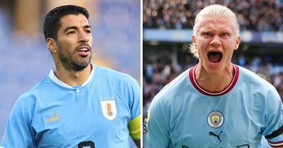 Luis Suarez sends emphatic Erling Haaland message after Manchester United thrashing