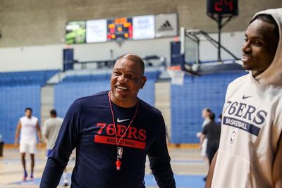 76ers coach Rivers uses training camp as education tool