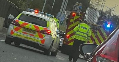 Ambulance takes two to hospital after expressway collision