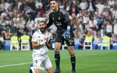 Benzema misses late penalty as Real Madrid held by Osasuna