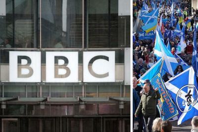 BBC covers protests across UK - but ignores Scottish independence march