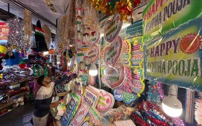 Dandiya sticks go up in the air as the last days of Dasara approach