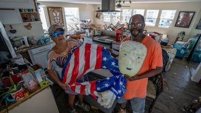 Saved by a Donald Trump floatie: How Lonnie survived Hurricane Ian as water flooded his Florida home