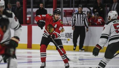 Blackhawks’ Max Domi, Andreas Athanasiou need to learn Patrick Kane’s preferences quickly