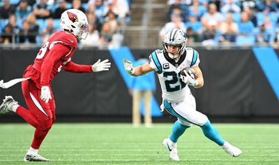 Panthers RB Christian McCaffrey gets his snaps in Week 4 loss