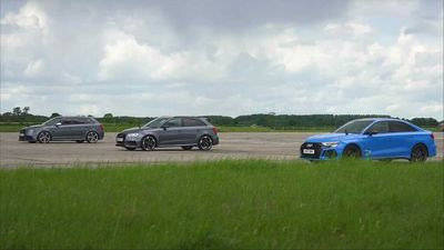 Audi RS3 Drag Race Pits Latest Mk3 Model Against Its Predecessors