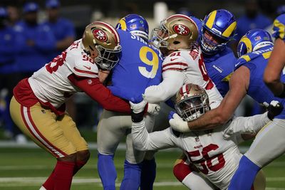 49ers inactives: DL Javon Kinlaw OUT vs. Rams, DL Arik Armstead IN