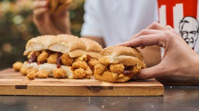 KFC Has Gone Full Sun’s Out Buns Out Brought Back The Popcorn Chicken Slab For Another Run